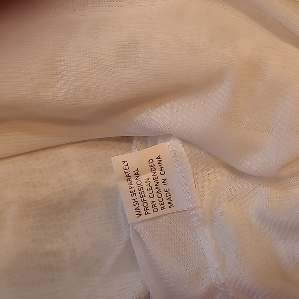 Simply Couture Ivory Crochet Tunic - Picture 8 of 11